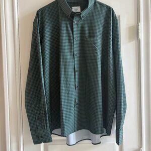 &Collar Performance Athletic Fit Dress Shirt Size 2XL